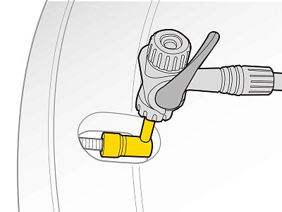 Превью Запчасть Адаптер для насоса TOPEAK Pressure-Rite (Presta)